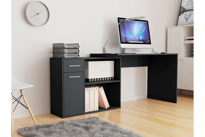 Wickston Skrivbord 120 cm Anthracite - Möbler - Hemmakontor - Skrivbord