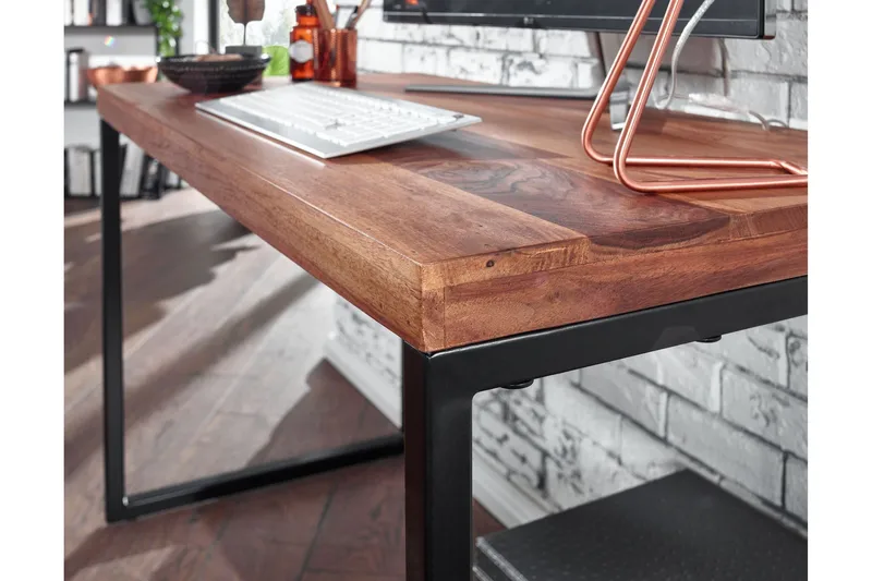 Wilhem Skrivbord 117 cm Rektangulär - Natur - Möbler - Hemmakontor - Skrivbord