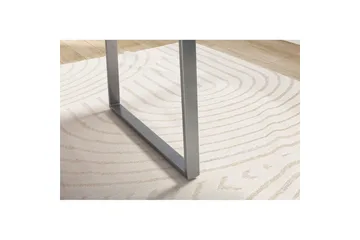 Skrivbord Wohnling Massiv trä träd kant metallben lantlig stil Silver, Rak, 160x80 cm - Silver, rak, 160x80 cm - Möbler - Hemmakontor - Skrivbord