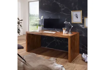 Skrivbord Wohnling Massiva träben lantlig stil 200x100 cm, Rose Wood - 200x100 cm, rosenträ - Möbler - Hemmakontor - Skrivbord