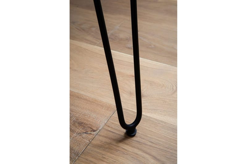 Skrivbord Wohnling Massivt trä 150 cm träd kant med hårnålben lantstil - Möbler - Hemmakontor - Skrivbord