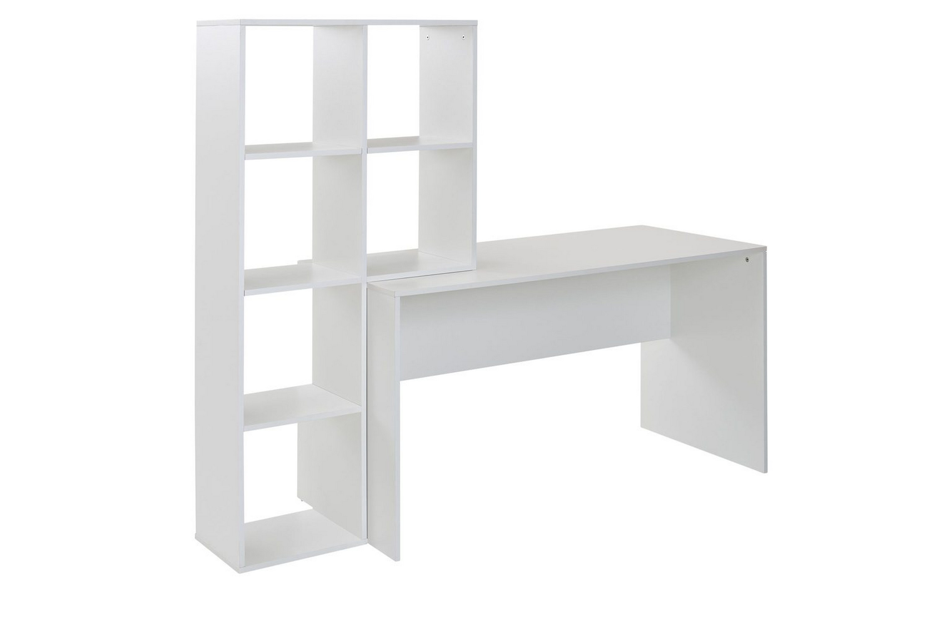 skrivbord wohnling med förvaringshylla 170 cm modern -