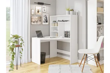 Zayden Skrivbord 101 cm - Vit - Möbler - Hemmakontor - Skrivbord