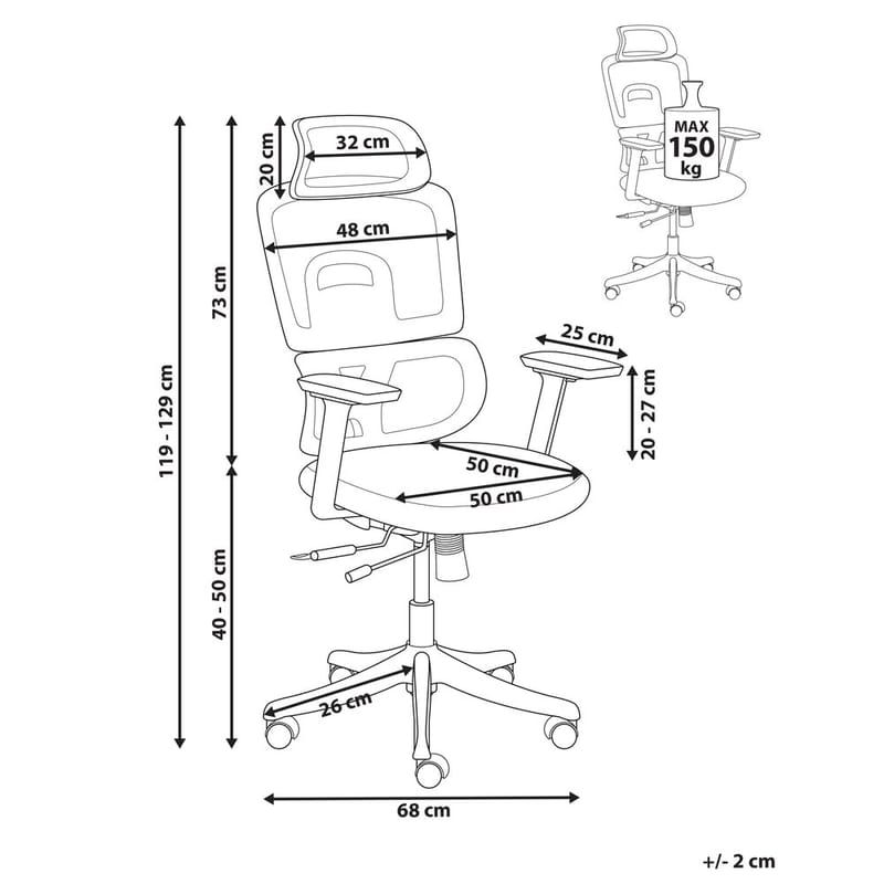 Skrivbordsstol Ally - Möbler - Hemmakontor - Kontorsstol