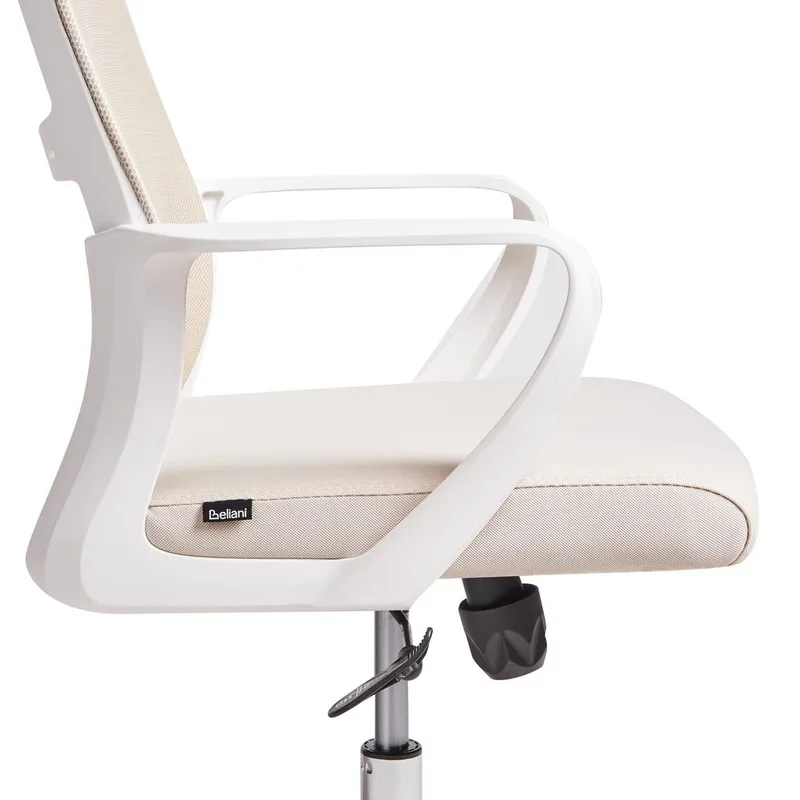 Skrivbordsstol Monarch - Beige, vit - Möbler - Hemmakontor - Kontorsstol