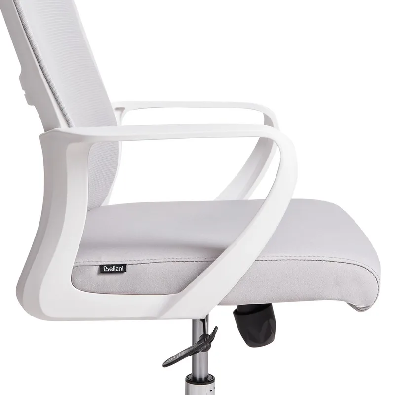 Skrivbordsstol Monarch - Grå, vit - Möbler - Hemmakontor - Kontorsstol