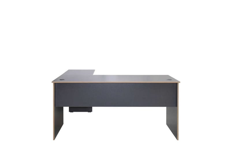 Soonam Skrivbord 160x144 cm - Rödfärgat trä/Antracit - Möbler - Hemmakontor - Skrivbord