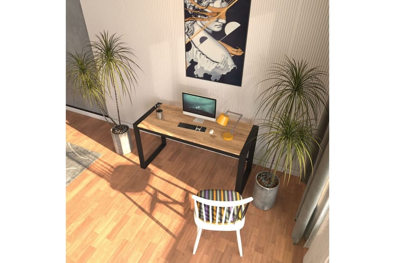 Sorix Skrivbord 55x122 cm - Natur/Svart - Möbler - Hemmakontor - Skrivbord