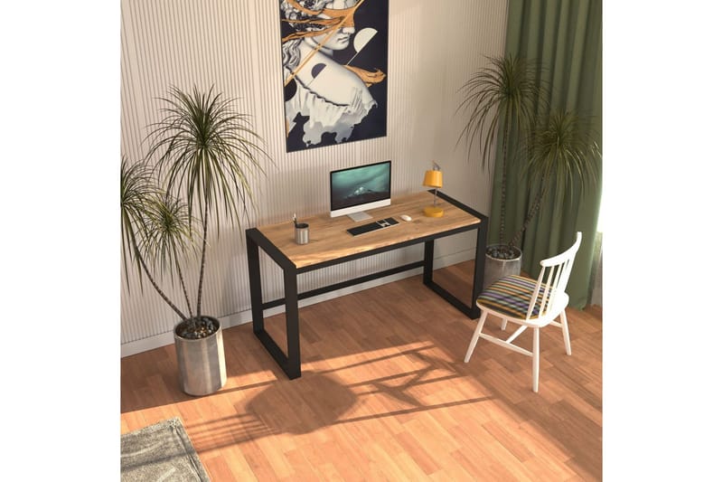 Sorix Skrivbord 55x152 cm - Svart/Natur - Möbler - Hemmakontor - Skrivbord