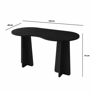 Soryn Skrivbord 120 cm - Svart - Möbler - Hemmakontor - Skrivbord