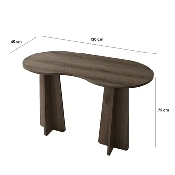 Soryn Skrivbord 120 cm - Valnöt - Möbler - Hemmakontor - Skrivbord