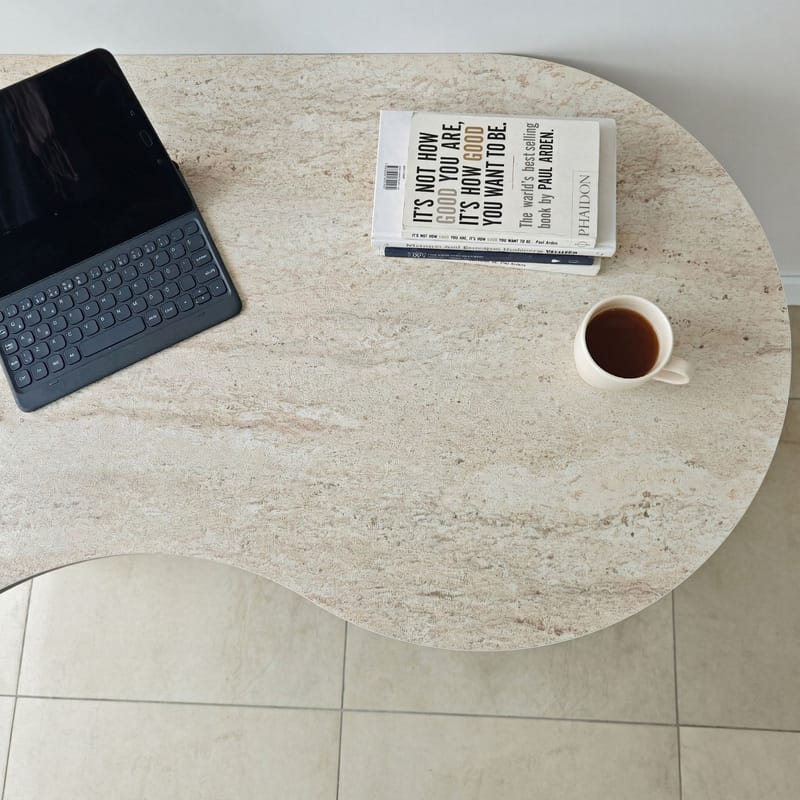 Soryn Skrivbord 120x75x60 cm - Travertine Walnut - Möbler - Hemmakontor - Skrivbord