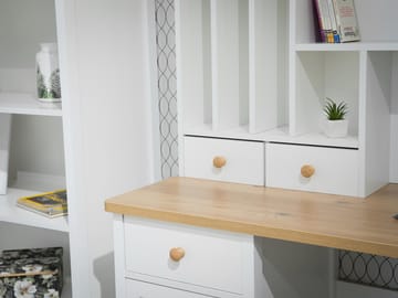 Storys Skrivbord - Beige, ek - Möbler - Hemmakontor - Skrivbord