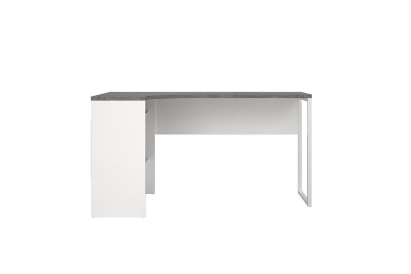 Taketo Hörnskrivbord 145 cm - Vit/Chokladbrun - Möbler - Hemmakontor - Skrivbord