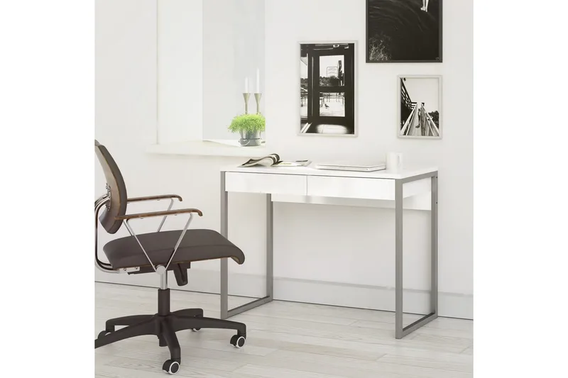 Taketo Skrivbord 40x101,6 cm - Vit - Möbler - Hemmakontor - Skrivbord