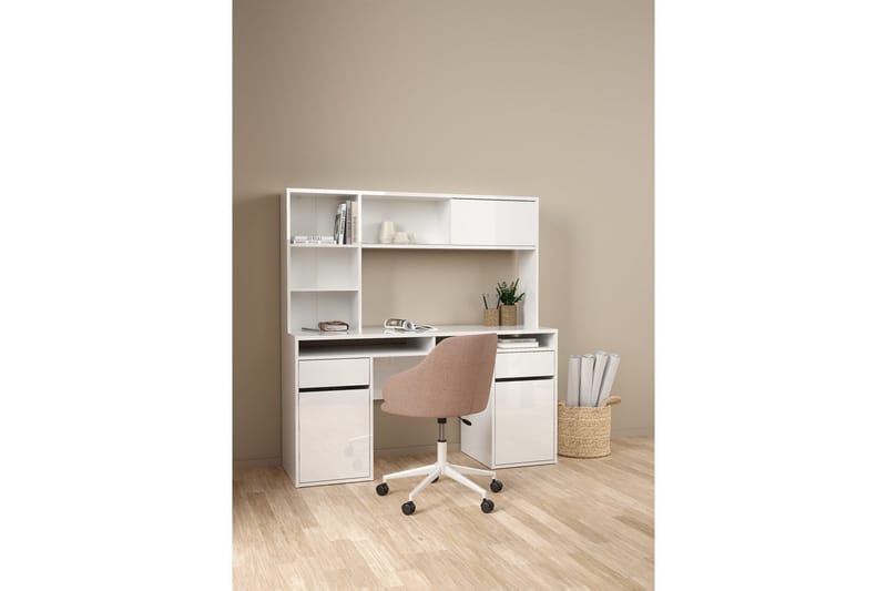 Taketo Skrivbord 48x149 cm - Vit - Möbler - Hemmakontor - Skrivbord