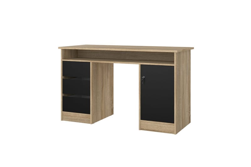 Taketo Skrivbord 55x126 cm - Natur/Svart - Möbler - Hemmakontor - Skrivbord