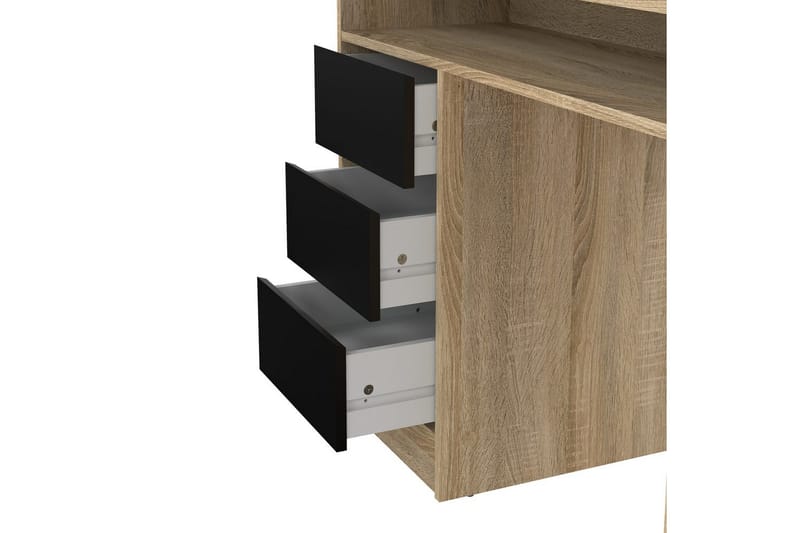 Taketo Skrivbord 55x126 cm - Natur/Svart - Möbler - Hemmakontor - Skrivbord