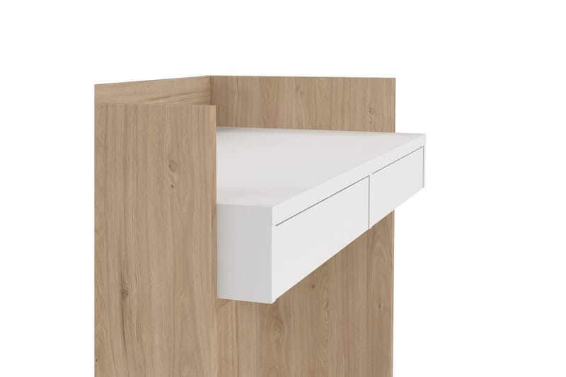 Taketo Skrivbord 56x102 cm - Vit/Natur - Möbler - Hemmakontor - Skrivbord