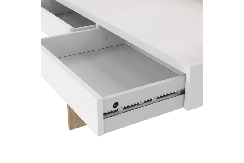 Taketo Skrivbord 56x102 cm - Vit/Natur - Möbler - Hemmakontor - Skrivbord