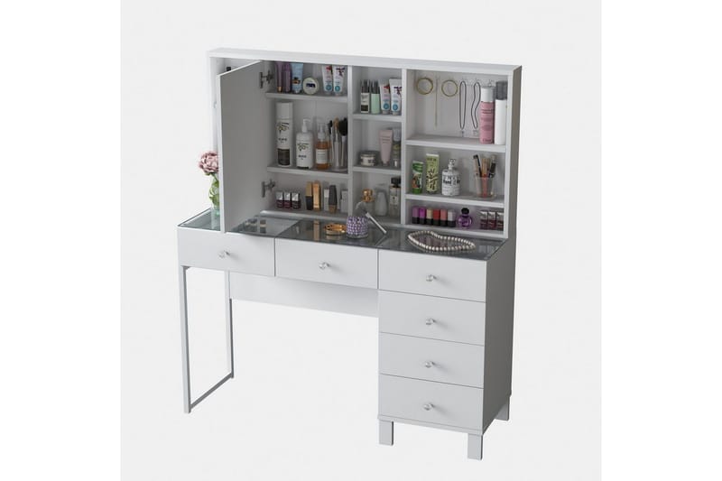 Talros Sminkbord 120 cm - Vit - Möbler - Hemmakontor - Skrivbord