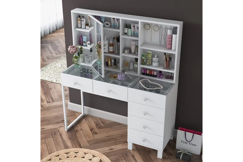 Talros Sminkbord 120 cm - Vit - Möbler - Hemmakontor - Skrivbord