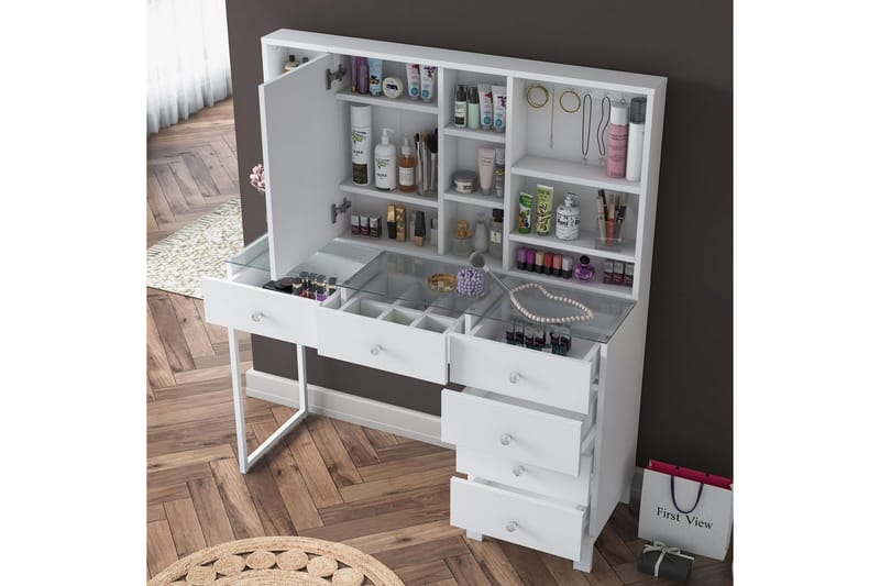 Talros Sminkbord 120 cm - Vit - Möbler - Hemmakontor - Skrivbord