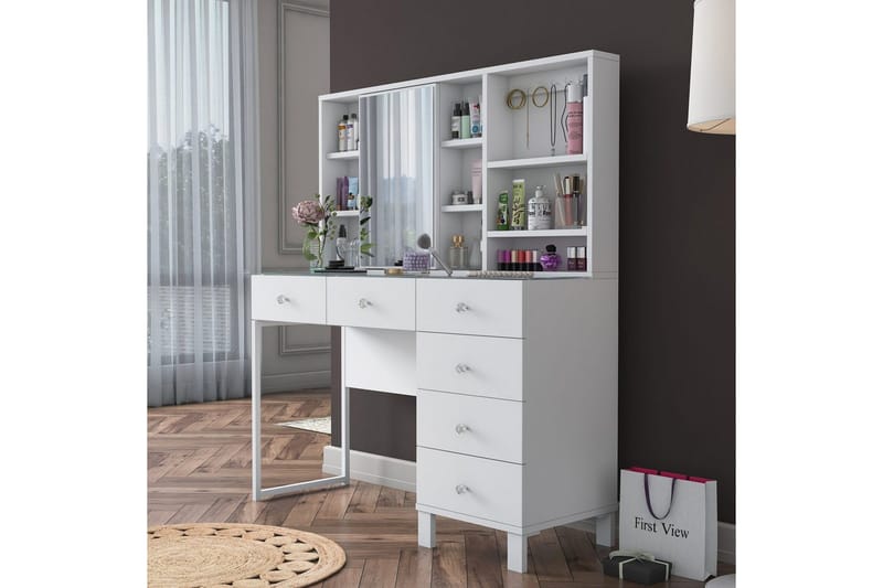 Talros Sminkbord 120 cm - Vit - Möbler - Hemmakontor - Skrivbord