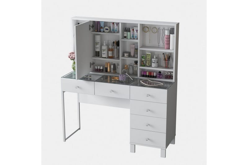 Talros Sminkbord 120 cm - Vit - Möbler - Hemmakontor - Skrivbord