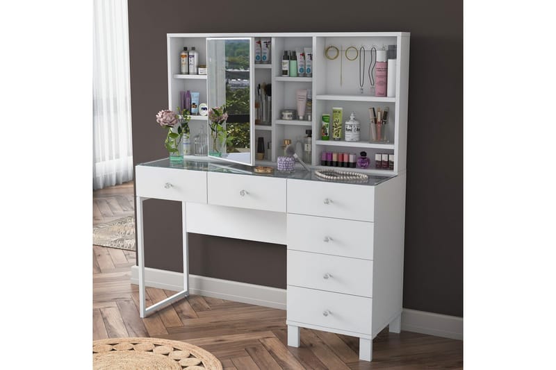 Talros Sminkbord 120 cm - Vit - Möbler - Hemmakontor - Skrivbord