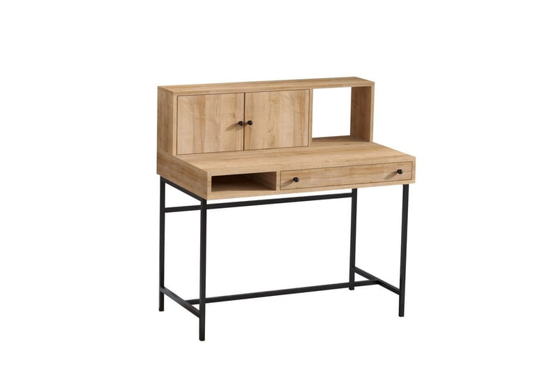 Teyric Skrivbord 60x100 cm, Ek/Svart