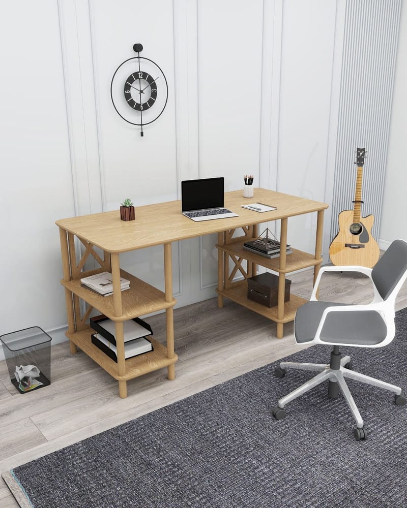 Ticoman Skrivbord 145 cm - Ek - Möbler - Hemmakontor - Skrivbord