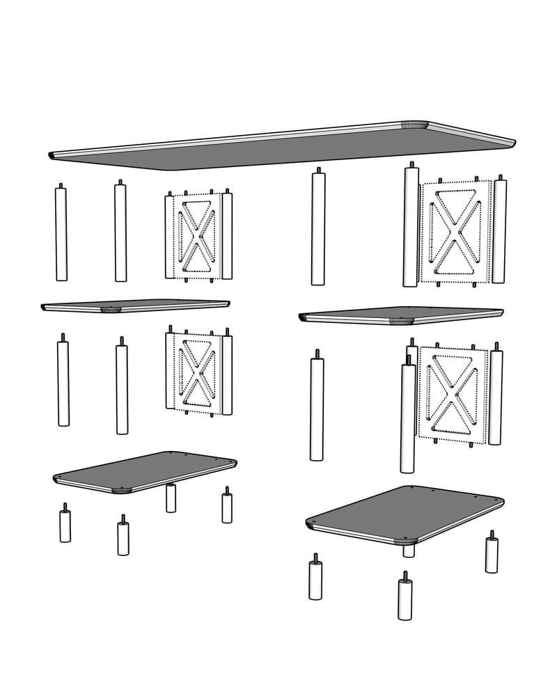 Ticoman Skrivbord 145 cm - Ek - Möbler - Hemmakontor - Skrivbord
