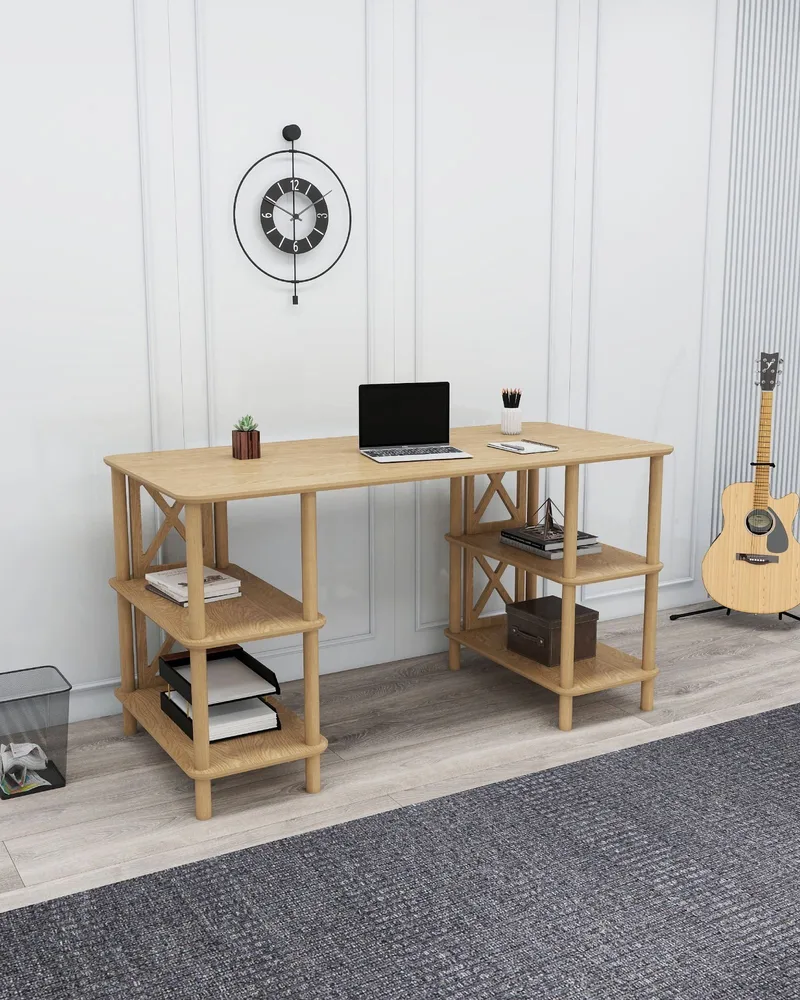 Ticoman Skrivbord 145 cm - Ek - Möbler - Hemmakontor - Skrivbord