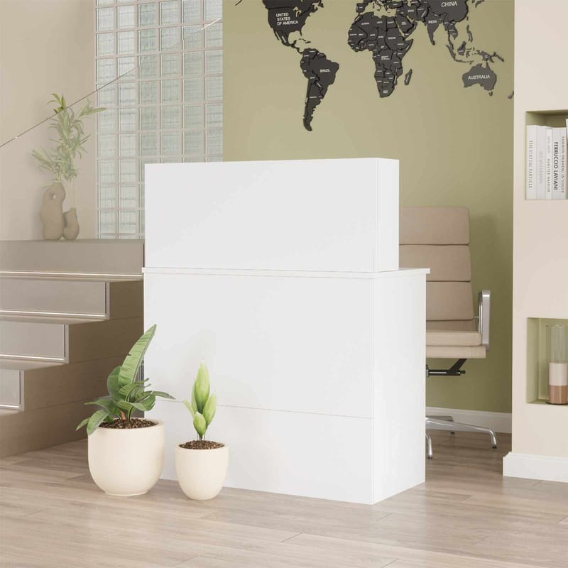 Valren Receptionbord 90x110x44,5 cm - Vit - Möbler - Hemmakontor - Skrivbord