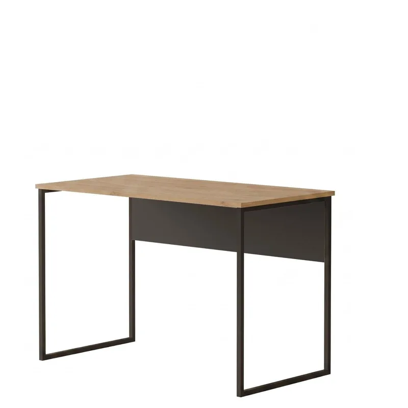 Valren Skrivbord 100x75x55 cm, Ek/Antracit