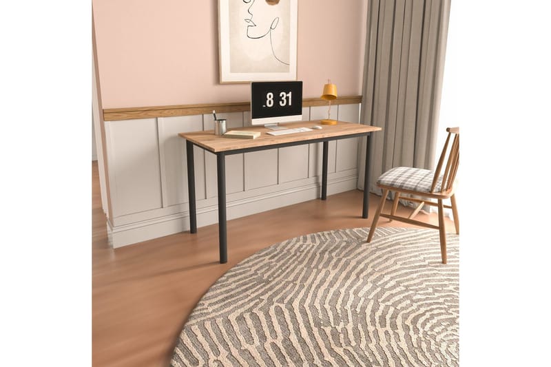 Viva Skrivbord 140 cm, Ek/Svart