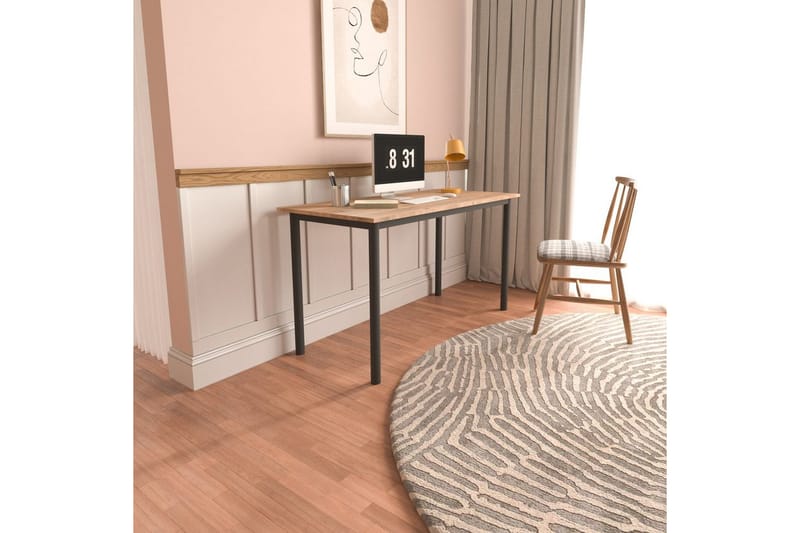 Viva Skrivbord 140 cm - Ek/Svart - Möbler - Hemmakontor - Skrivbord