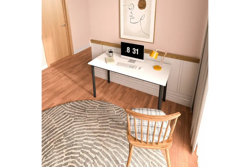 Viva Skrivbord 55x110 cm - Svart/Vit - Möbler - Hemmakontor - Skrivbord