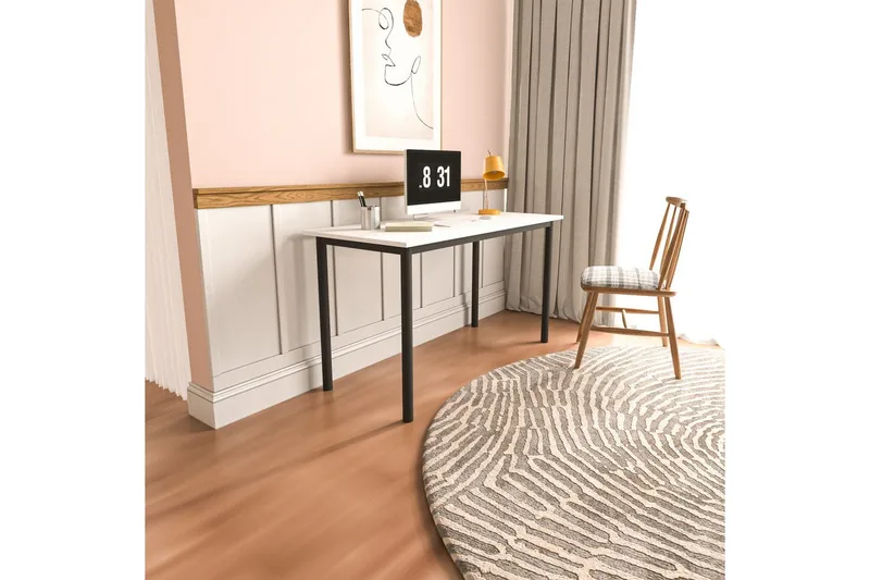 Viva Skrivbord 55x110 cm - Svart/Vit - Möbler - Hemmakontor - Skrivbord