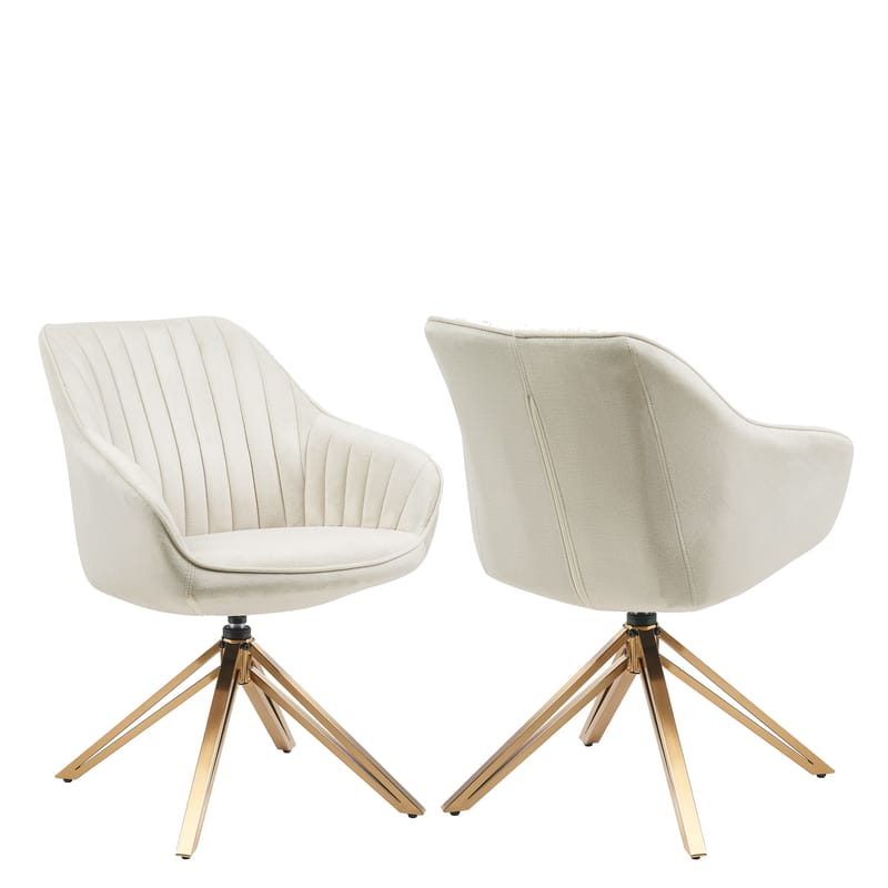 Zerlin Kontorsstol, Beige