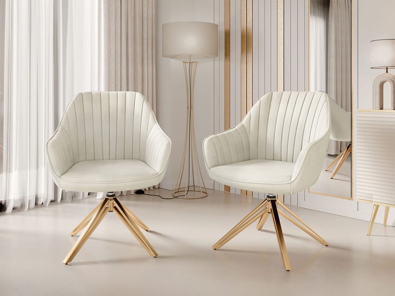 Zerlin Kontorsstol - Beige - Möbler - Hemmakontor - Kontorsstol