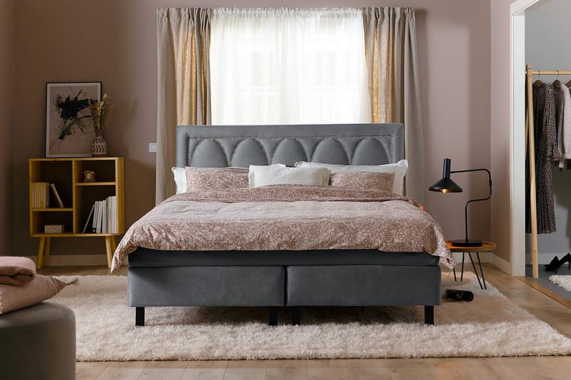 Leva Sänggavel 160cm - Mörkgrå/Sammet - Möbler - Sovrum - Sänggavlar