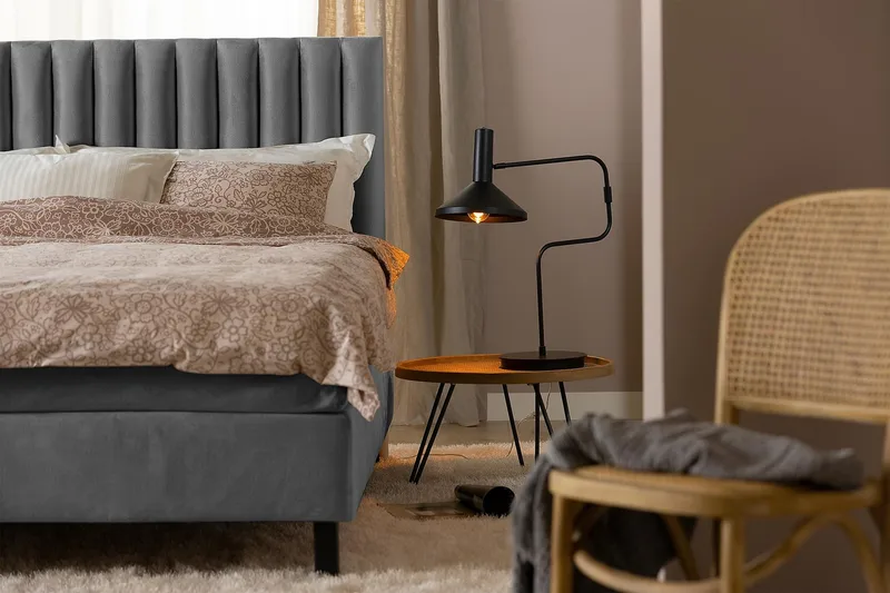 Rakel Sänggavel 160cm - Mörkgrå/Sammet - Möbler - Sovrum - Sänggavlar