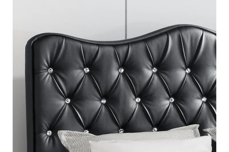 Aalbu Sängram 160x200 cm - Svart - Möbler - Sovrum - Sängram & sängstomme