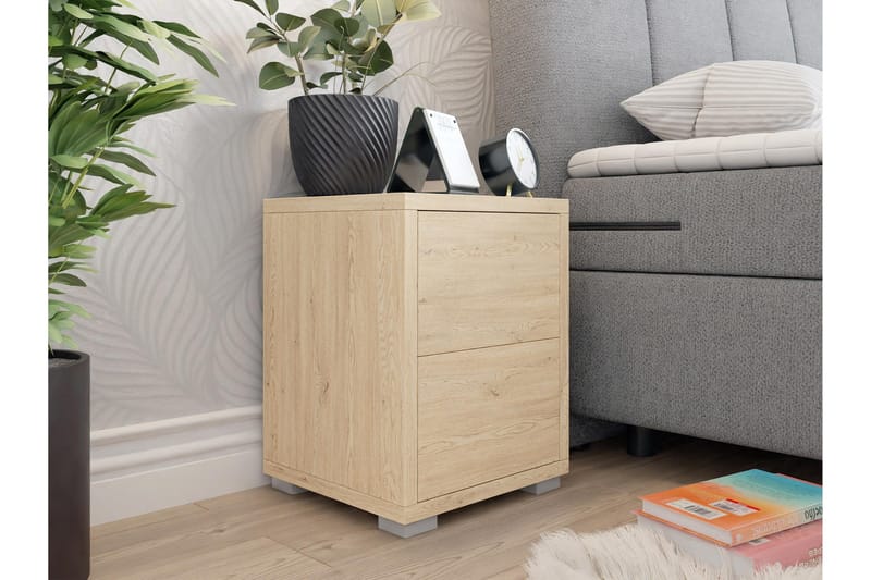 Agawal Sängbord 30 cm - Brun - Möbler - Sovrum - Sängbord