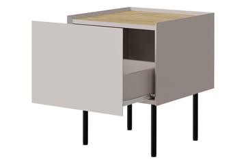 Akie Sängbord 40 cm - Beige - Möbler - Sovrum - Sängbord
