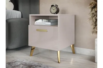 Akihiko Sängbord 40 cm - Cashmere - Möbler - Sovrum - Sängbord