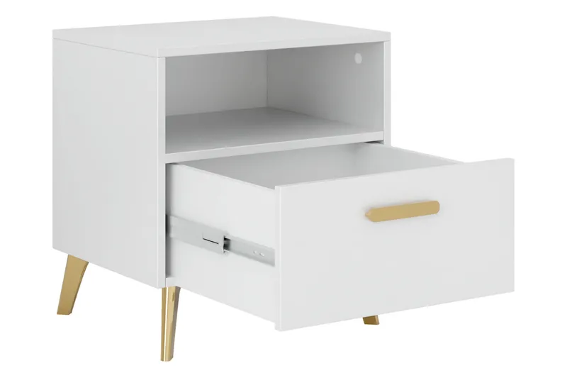 Akihiko Sängbord 40 cm - Cashmere - Möbler - Sovrum - Sängbord