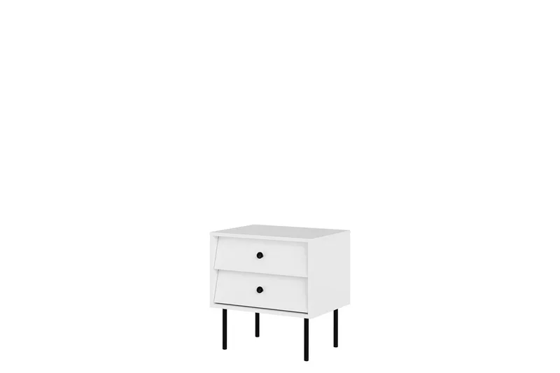 Akilesh Sängbord 52 cm, Vit